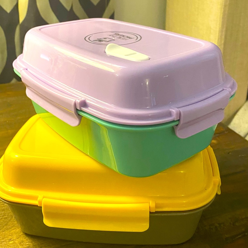 Bento lunch boxes 2 included New without boxes